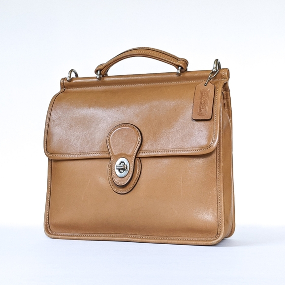 Vintage Camel Coach Willis Handbag - Picture 8 of 8